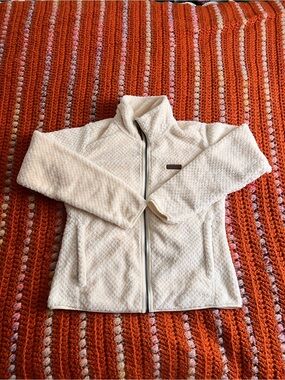 Columbia women’s fire side sherpa Cream Plush Full-Zip Fleece Jacket